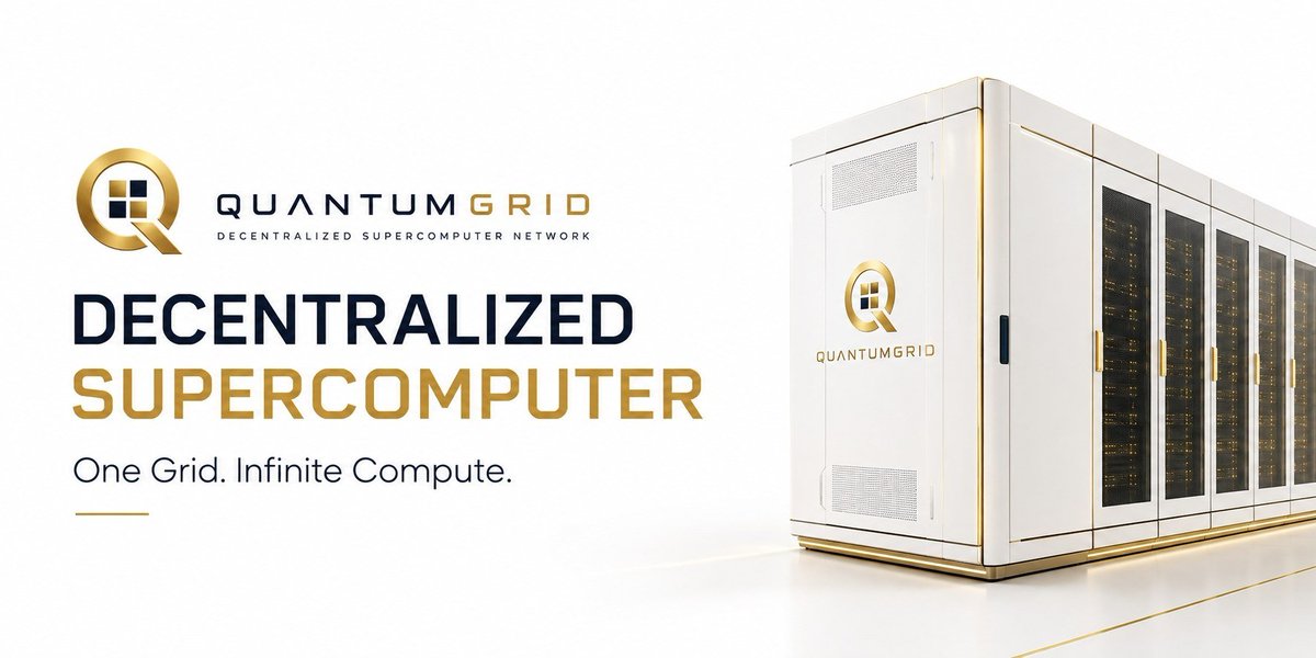 QgridGPU's tweet photo. QuantumGrid is building a decentralized supercomputer network designed for the next generation of compute.

Access powerful computing resources for AI, data processing, rendering, and Web3 workloads.

One Grid. Infinite Compute.

$QGRID https://t.co/68EEu46PFx