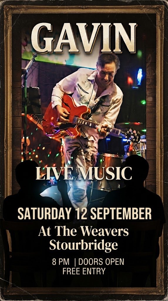 GuitarGav's tweet photo. I’m returning to The Weavers in Stourbridge a week this Saturday. https://t.co/rhZiLuqwYj