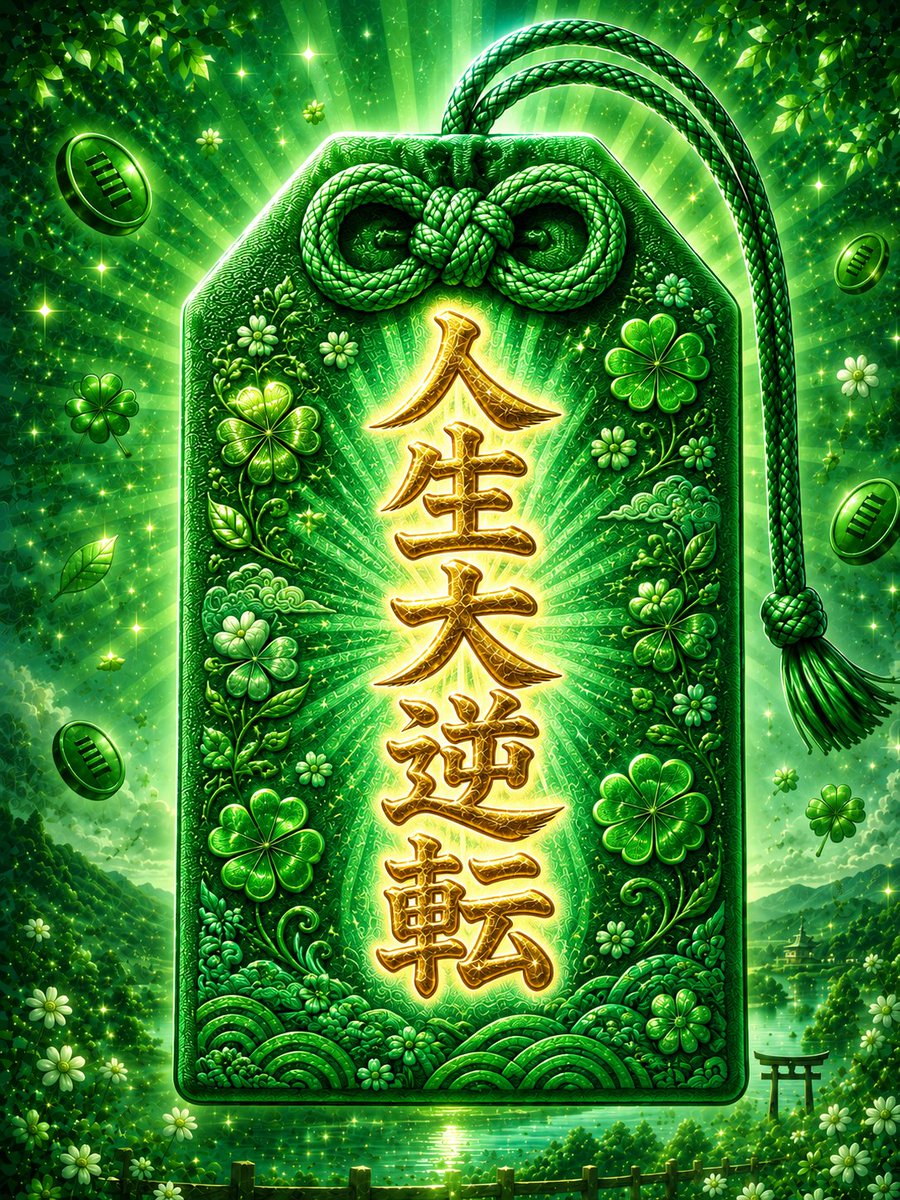 SUN082319's tweet photo. このお守りを受け取れたあなた。
人生大大大大大大大大逆転が訪れます🍀 https://t.co/Qt1IUqWQlI