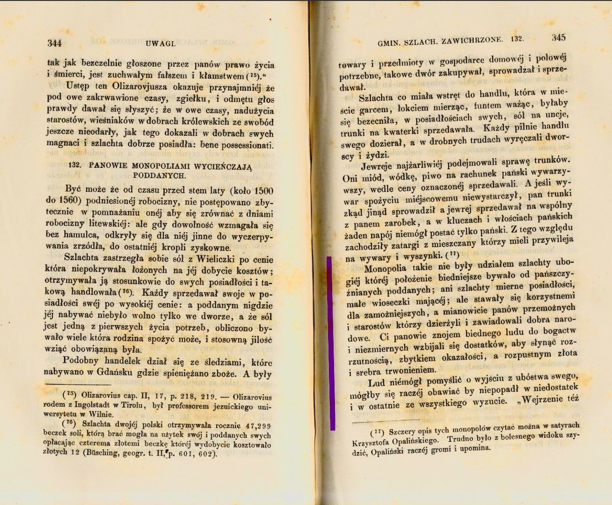 Sarmata296875's tweet photo. Przy okazji tej całej dramy sprawdziłem z ciekawości cytat z książki Lelewela, który Kwiatkowski podał w przepisie. 
 Moi Państwo, porównywanie losu biednego szlachcica z losem chłopa, a nawet twierdzenie, że los takiego chłopa mógł być lepszy niż los szlachcica, nie jest wymysłem współczesnych sarmatofaszystów pokroju prof. Mateusza Wyżgi, tę analogię dostrzegano już w XIX wieku. Pozdrawiam