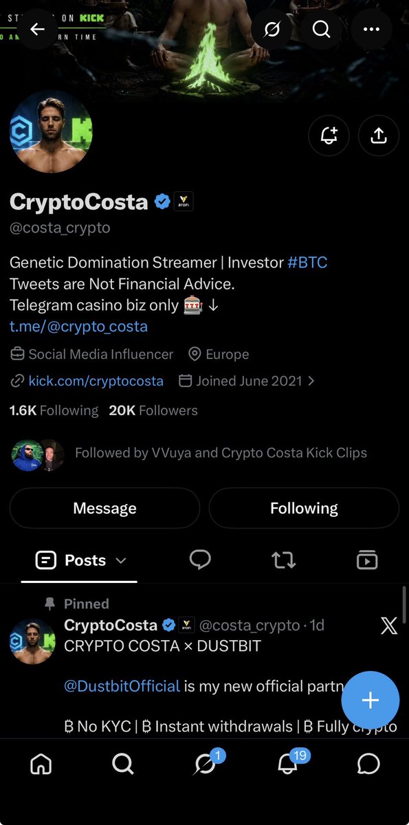 Prajolllll's tweet photo. @costaclips @costa_crypto W costaa https://t.co/k9BQ9zB2Xh