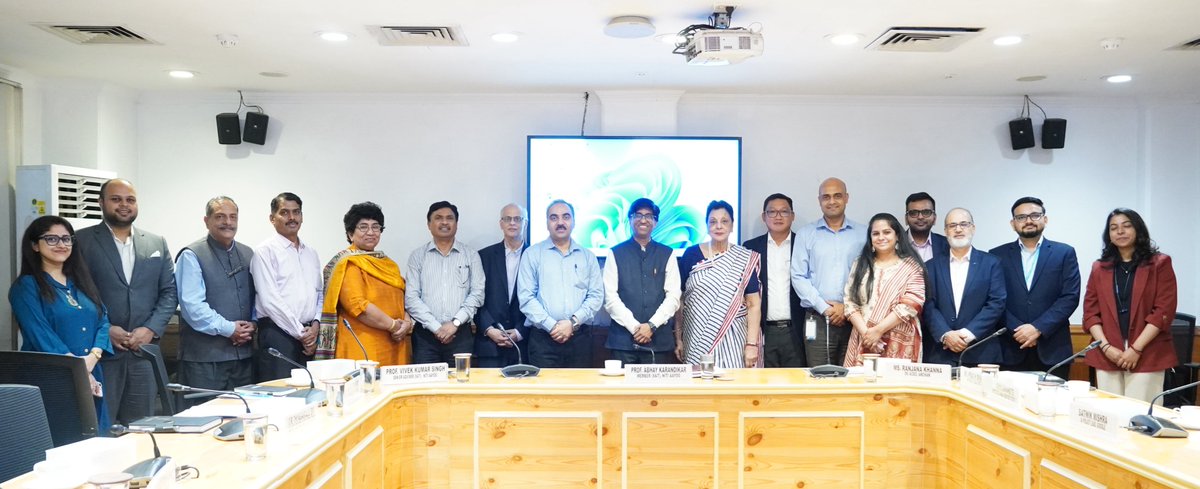 AmchamIndia's tweet photo. AI’s potential is immense. Getting governance right will be critical to unlocking it responsibly.

AMCHAM convened a strategic dialogue with Prof. Abhay Karandikar, Member, @NITIAayog and leading technology companies including @awscloud (AWS), @Google, @IBM, @Meta, and @Microsoft , on the evolving landscape of AI policy and governance.

The discussion focused on the rise of generative and agentic AI, and the need for governance by design—embedding safeguards, accountability and human oversight from the outset.

The dialogue underscored the importance of balancing innovation, accountability and trust, while ensuring governance frameworks remain adaptive and do not create unnecessary barriers to responsible AI adoption.

AMCHAM remains committed to strengthening government–industry dialogue to enable responsible AI innovation and scale.
#AMCHAMIndia #AI #AIGovernance #ResponsibleAI #Innovation #USIndia #AIGovernance #ArtificialIntelligence

@PMOIndia @karandi65 @NITIAayog