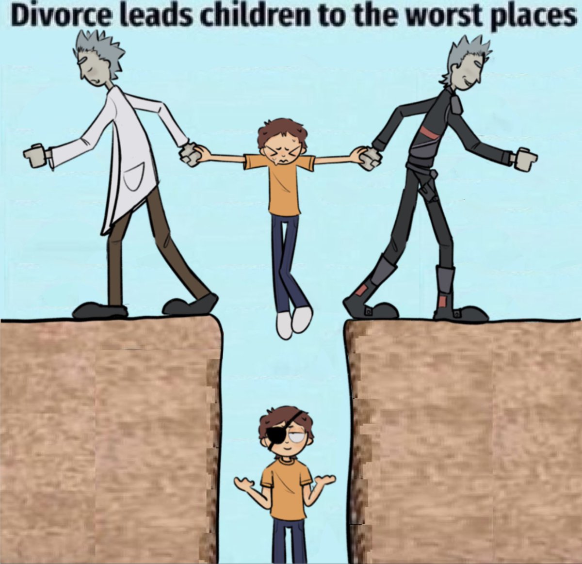 Strawbuddy_'s tweet photo. I love Prime vs Rick custody battle https://t.co/d1qXGhXwDU