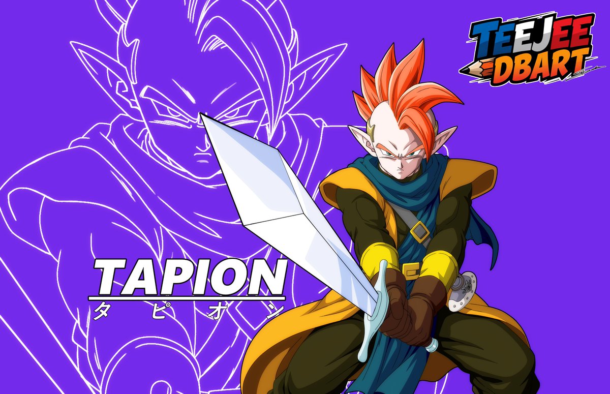 TeejeeDBR's tweet photo. Un héro à l'épée avec une flûte qui sort de boîte... 😁
#Dragon_Ball #Tapion https://t.co/BfCF7iELUK