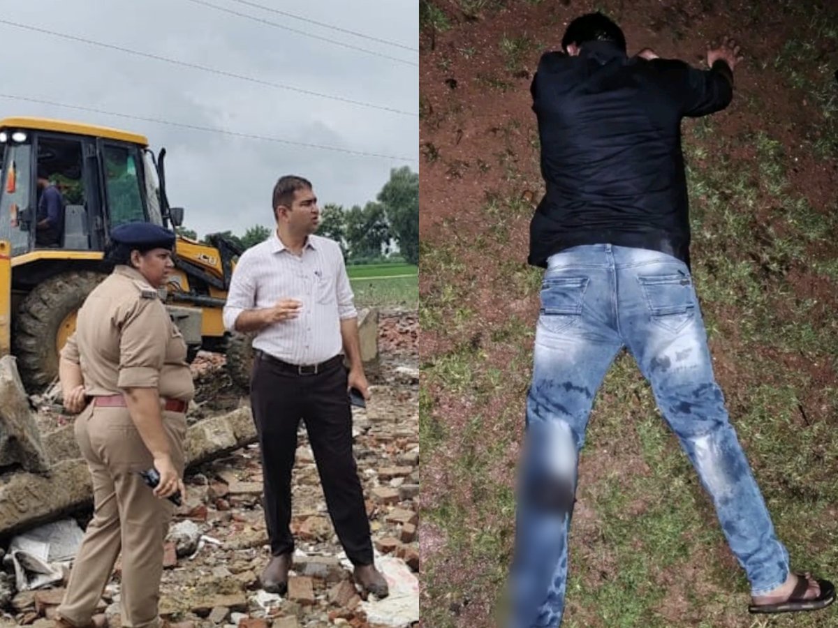 MandeepRajBhar9's tweet photo. UP के कौतवांसी पटाखा फैक्ट्री हादसे में 14 लोगों की मौत के बाद पुलिस ने बाप-बेटे का एनकाउंटर कर दिया।

फैक्ट्री मालिक नौसाद अली और उनके बेटे आदिल ने मात्र 5 साल में अवैध बारूद के धंधे से करोड़ों की संपत्ति खड़ी कर ली। बाप-बेटे के सभी बैंक खातों में करोड़ों रुपए थे। 

योगी सरकार ने सभी खातों के पैसे को सीज कर दिया है। ओर घर पर बुलडोजर चलाकर उसे ध्वस्त कर दिया है। 

इस लापरवाही को लेकर 6 दरोगा समेत 3 कॉन्स्टेबल सस्पेंड कर दिया गया।