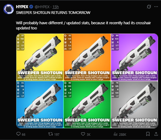 nickbotfnr's tweet photo. I think fortnite maybe planed it's comeback already @HYPEX @FNCompetitive https://t.co/fUAnAMrQNR