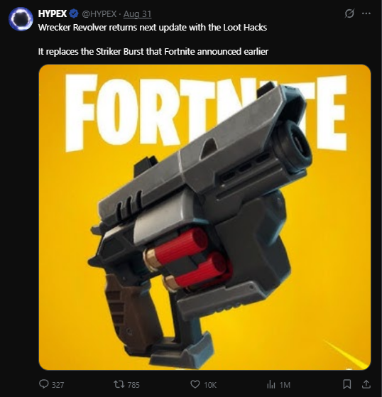nickbotfnr's tweet photo. I think fortnite maybe planed it's comeback already @HYPEX @FNCompetitive https://t.co/fUAnAMrQNR