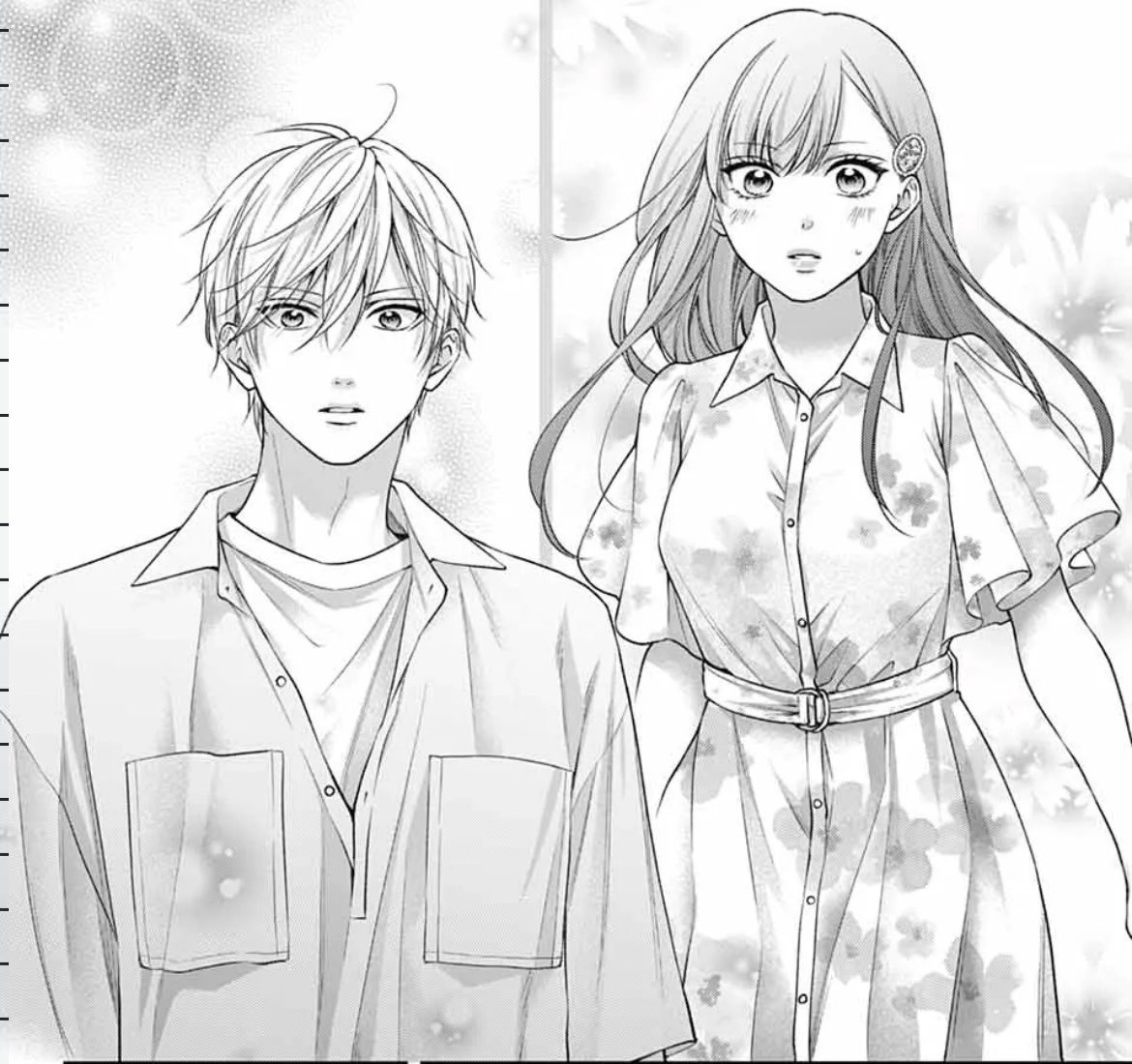 satowasgf's tweet photo. i can feel he was nervous then saw the flower he gave her that was framed then his world STOPPED when he saw satowa https://t.co/MRIswoLmZS