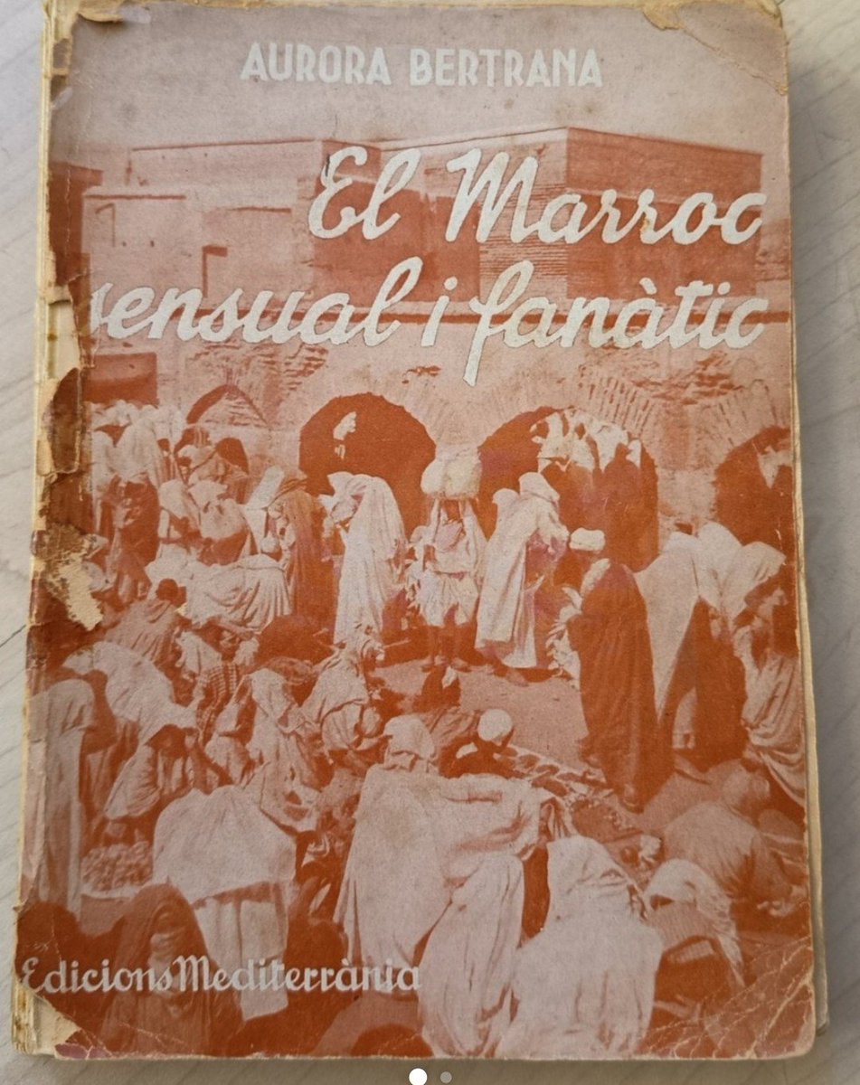 FundacioMompou's tweet photo. #TalDiaComAvui de 1974 moria a Berga l'escriptora i violoncel.lista Aurora Bertrana, filla de Prudenci Bertrana. A la @FundacioMompou conservem el seu llibre "El Marroc, sensual i fanàtic" que va regalar i dedicar, el juny de 1936, al compositor Frederic Mompou ✨🎶❤️ https://t.co/En1gz3s7yA