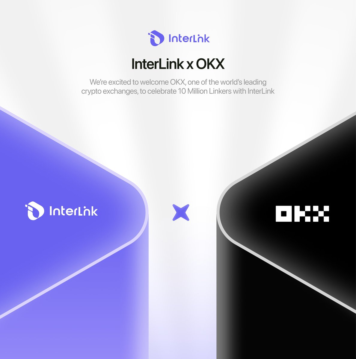Etido784985691's tweet photo. 🤝 InterLink × OKX
The 10M Linkers Celebration is just the beginning of a new era and more advanced phrase of interlink as OKX as officially partner with InterLink,with special community activities coming soon.
More details are on the way. 🚀
Are you ready for what’s next? https://t.co/MnS7dd5Zcq