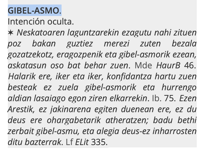 lexikoa82262's tweet photo. 𝗚𝗜𝗕𝗘𝗟-𝗔𝗦𝗠𝗢:
Ezkutuko asmoa https://t.co/fMPrVokR4K