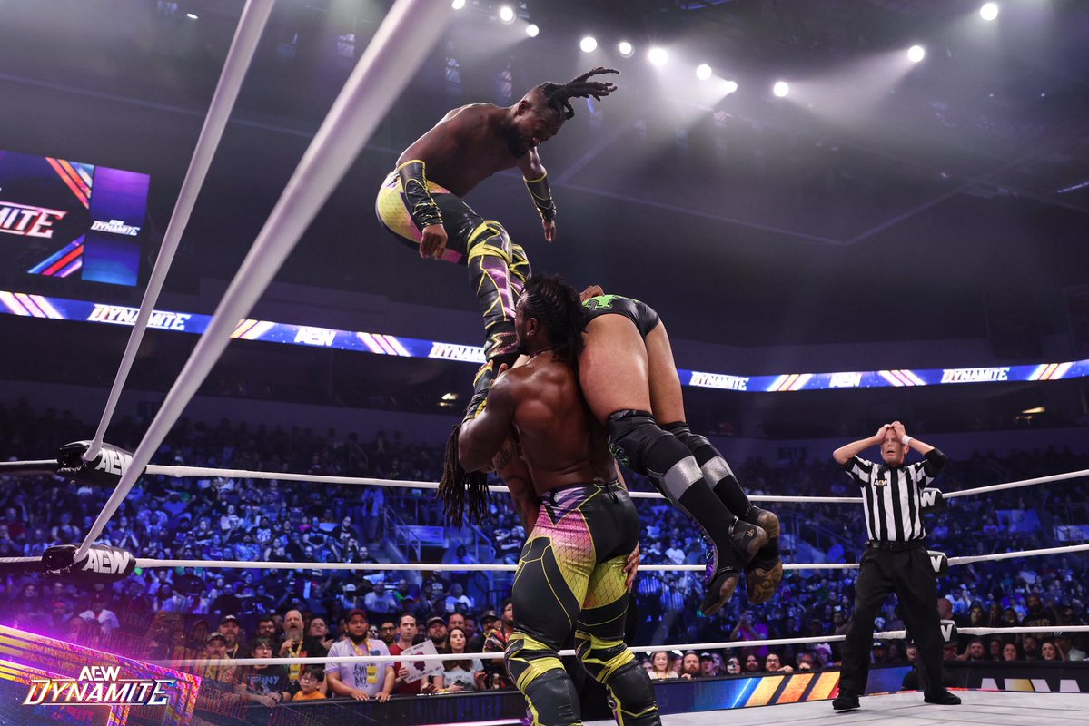 TrueKofi's tweet photo. About last night…

#aew #AewDynamite #TheNewLevel https://t.co/ORgOMyOqyP