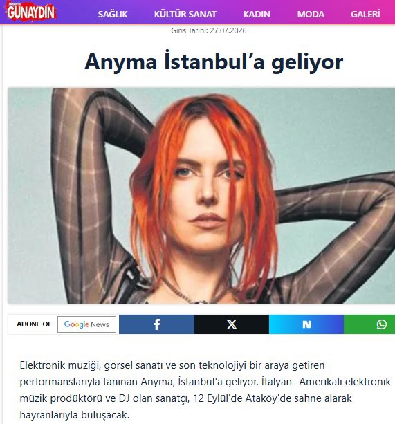 posttmodern's tweet photo. Yandaş gazete, ‘Anyma’ etkinliğinin önce reklamını yaptı, ardından “satanist şovu” olarak nitelendirdi.

— Siyasal islam ikiyüzlülüğü tam olarak budur. https://t.co/qw1MgeSMrx