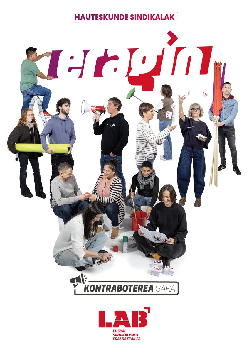 LABsindikatua's tweet photo. ✊LAB zenbat eta indartsuago, orduan eta aukera handiagoa euskal langileon aldeko aldaketak eragiteko. 

🌊Biderkatu dezagun euskal sindikalismo eraldatzailearen indarra eta eragin dezagun langileon alde eremu guztietan!

#Eragin
#LangileenAlde
#KontrabotereaGara https://t.co/MNbt4kK4q9