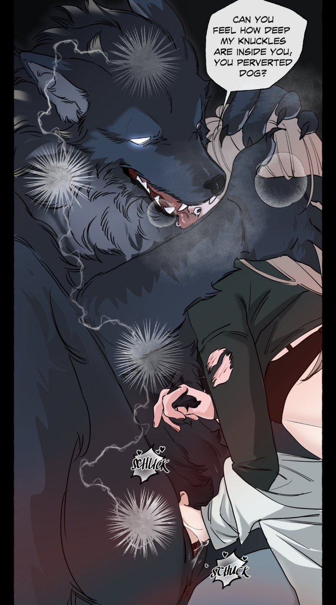 Chantskiki's tweet photo. Omega Werewolf Alex x Researcher Diane https://t.co/xM5o6RXq90