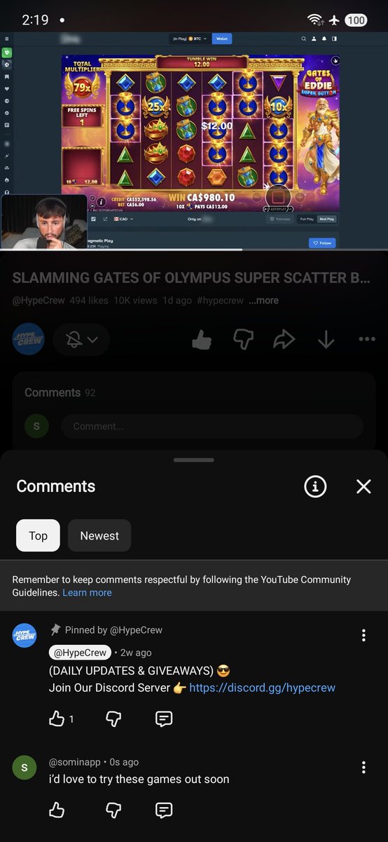 iamsomina's tweet photo. @HypeBonuses @HypeCrewYT https://t.co/vwUUKRgrcb