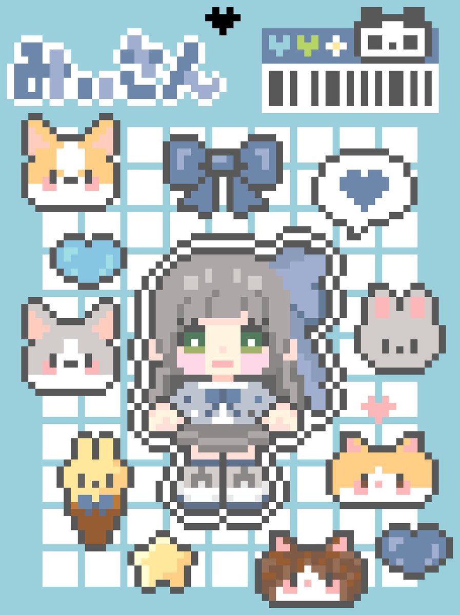 nemui_616's tweet photo. ドットでみいさん描いたよ🐼
#こっちむいてみいさん https://t.co/1kr3zGc9Bd