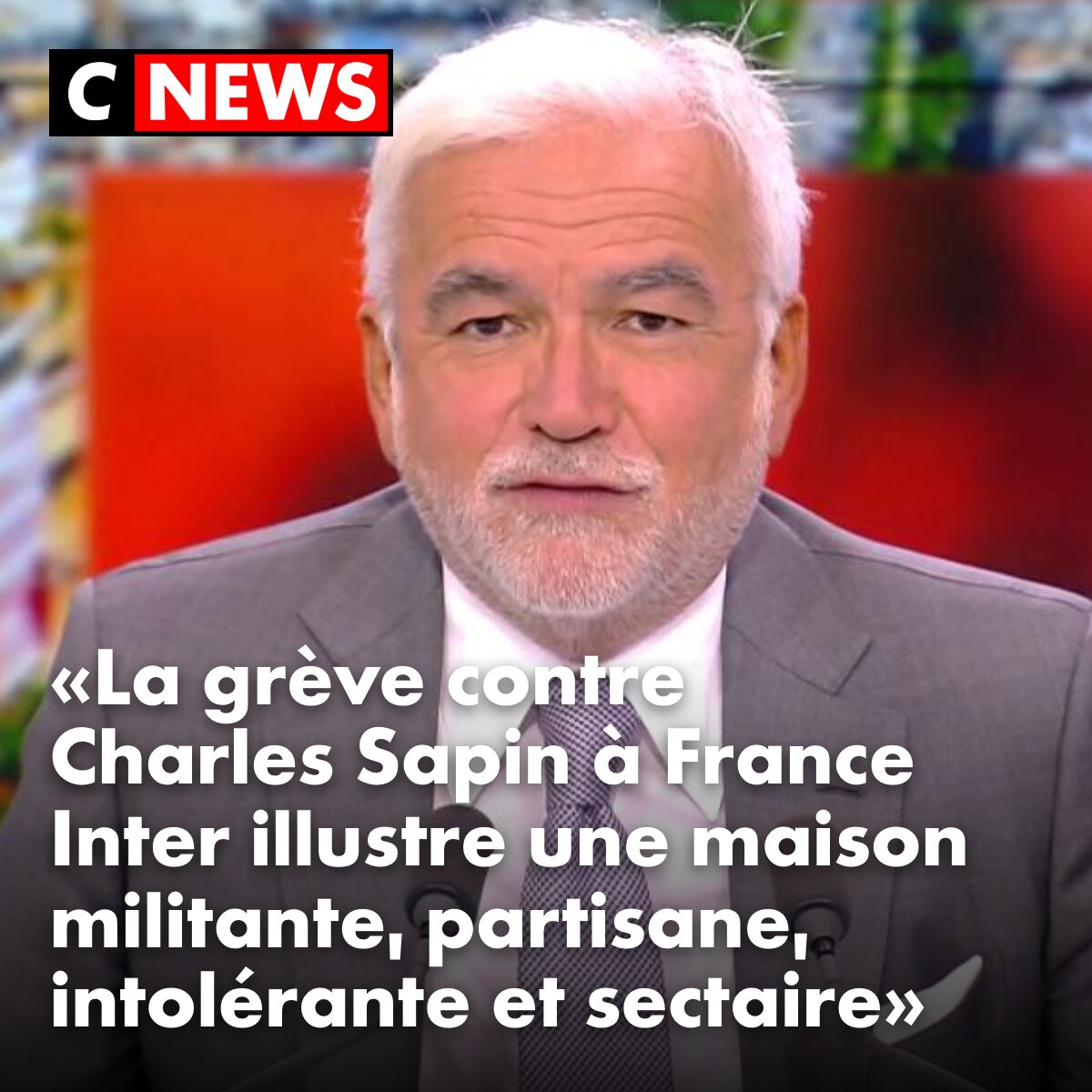 CNEWS's tweet photo. L'édito de Pascal Praud. ➡️ https://t.co/64mCfMBVnd https://t.co/ozvfaRlHDv