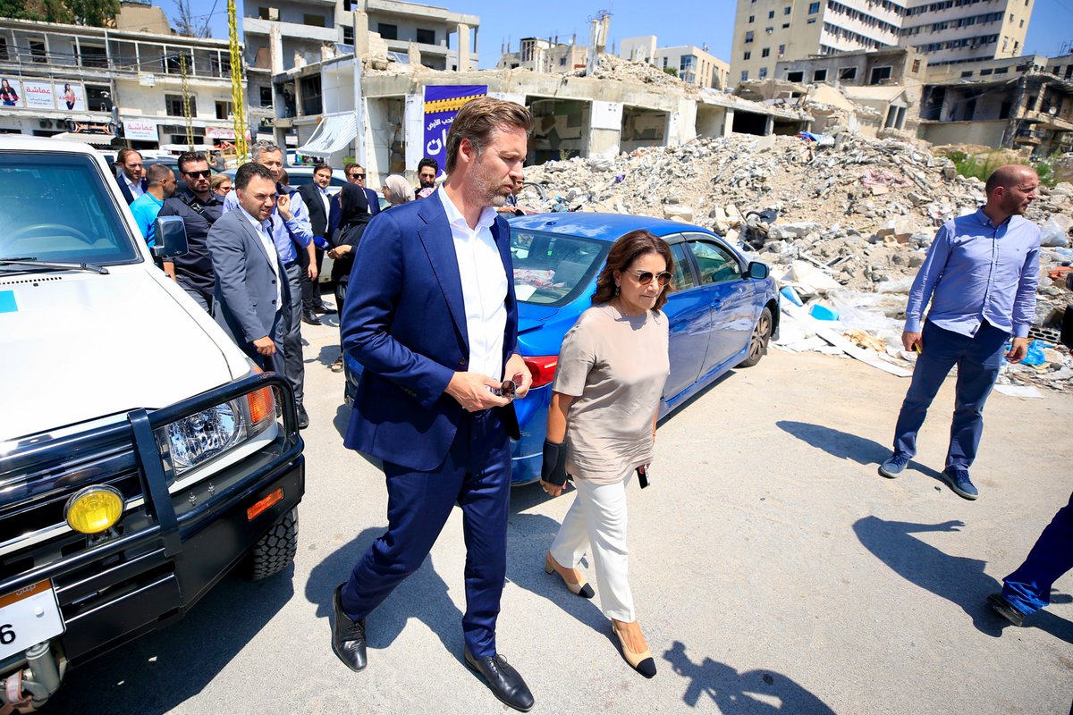 IloProspects's tweet photo. “Each morning, I believe today will be better,” says Jawdat, who told Dutch Minister @ministerBHOS how he rebuilt his war-torn butcher shop in Nabatieh with access to finance through Dutch-funded #PROSPECTS. Decent work and livelihoods are vital to recovery and resilience. https://t.co/fAD7kdZuLo