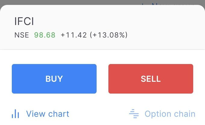 olioli170's tweet photo. #IFCI IFCI ✅

ITS GOOD TIME TO EXIT FROM IFCI NEAR 99/-

BOOK YOUR PROFIT 

JO PROFIT MILA WO APNA BAAKI SAB SAPNA 

ALREDAY EVERYONE KNOWS NSE IPO IS COMING IMPACT DONE ✅ 

BOOK YOUR GAIN GUYS...ITS TRAP FOR RETAILERS https://t.co/ra5gERljcT