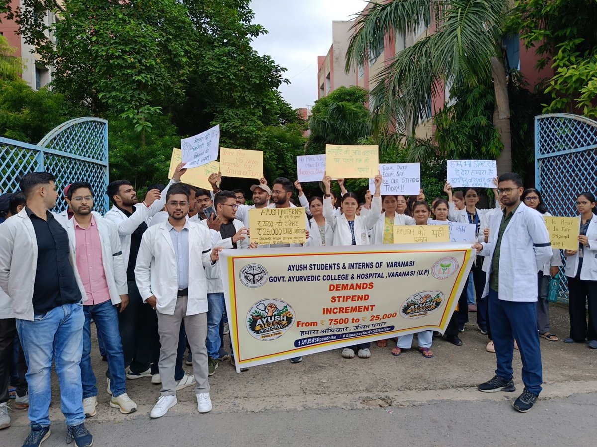 uk097Maurya's tweet photo. We demand a fair and immediate revision of AYUSH internship stipend to ₹25,000.
@ayushupdept @dayalugurubjp @SureshKKhanna @CMOfficeUP @upayushdept @moayush
#25kforAYUSH #hikeAYUSHstipend #AYUSHInternsUP https://t.co/MD169bZjg9