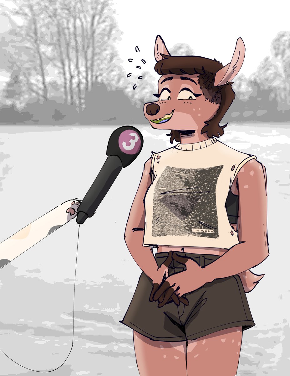 vpvrtment's tweet photo. doe, interviewed 🎤🦌 https://t.co/ouIooUZqDv