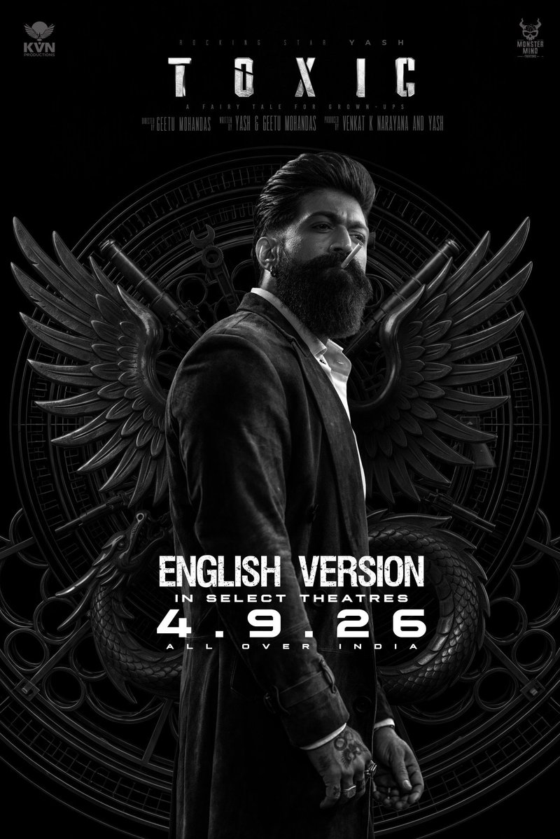Promat_92's tweet photo. #ToxicTheMovie   - English version is coming to cinemas from September 4. Now you can see the original version in cinemas in which the movie was shot in alongside Kannada. 

September 4 | English | in cinemas near you. 

@TheNameIsYash #Yash   #Toxic https://t.co/TrZb2PTxkG