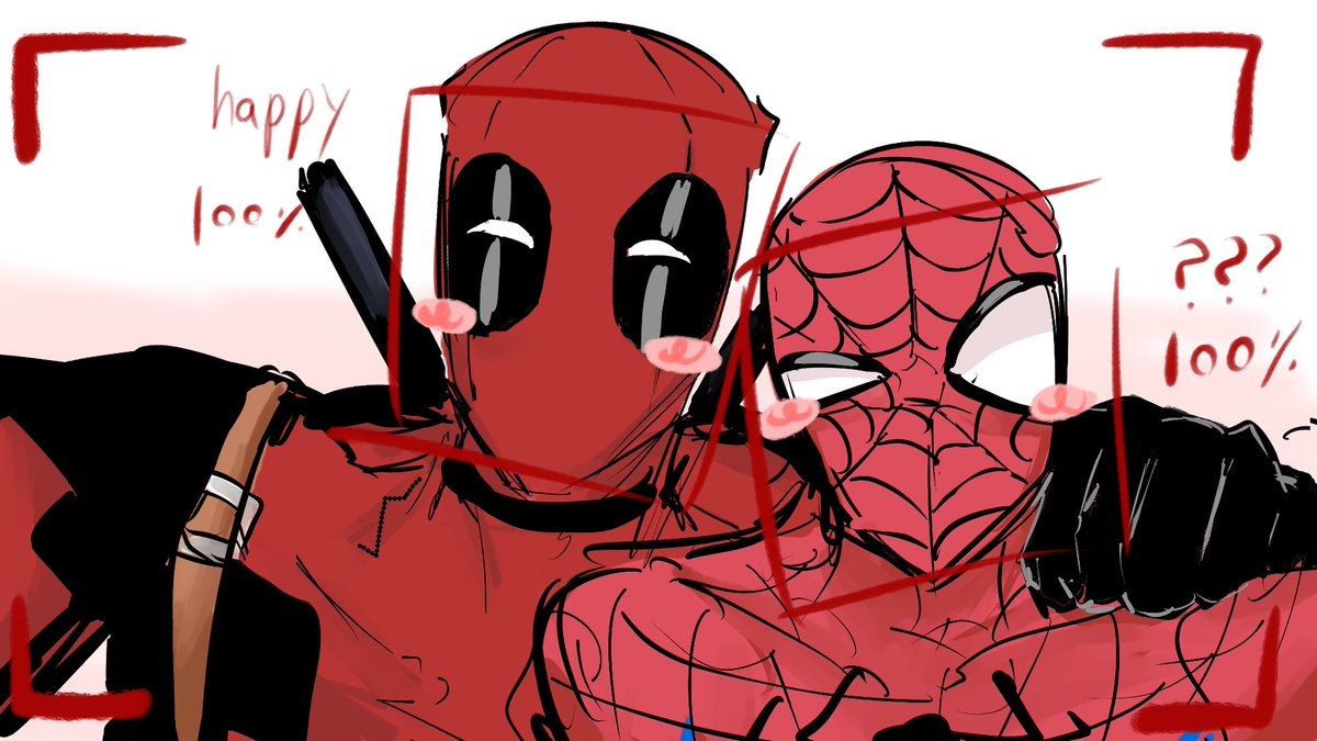 Deadpoolyareeee's tweet photo. 사진을찍어요찰칵찰칵
#spideypool https://t.co/SYQoZaVoUu