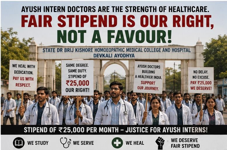 GeetaGautaej7w's tweet photo. AYUSH और MBBS/BDS  में समानता केवल समाज के सामने कहने से नहीं बल्कि समान मानदेय STIPEND से दिखाई देती है।
हमें सरकार से  दिखावा नहीं ���्रमाणित तौर पर समानता चाहिए।
ये समानता AYUSHINTERN STIPEND जब 7500 से 25000 होगा तभी होगी।

#25kforAYUSH
#hikeAYUSHstipend
#AYUSHinternsUP https://t.co/kkJAweQERX