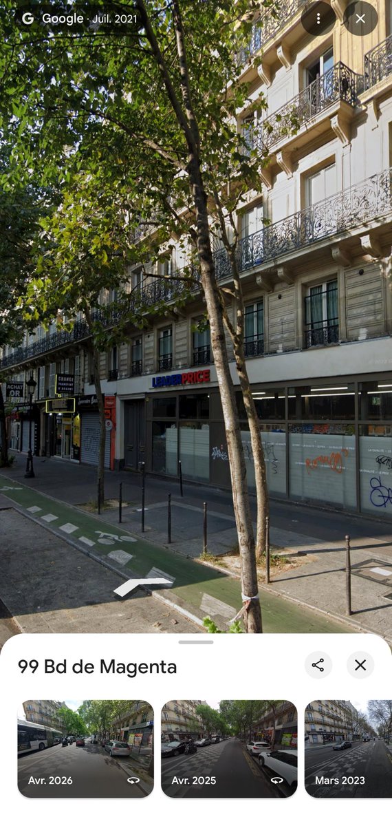 Nain_Portekoi's tweet photo. Comparaison impresionnante... Et totalement fake.
Il n'y avait pas de Aldi au 99 boulevard Magenta avant 2022...
C'est marrant tous ces comptes qui passent leur temps à mentir et qui sont totalement pro-russes. Vous croyez que c'est une coïncidence ? https://t.co/zr1w3GliVI