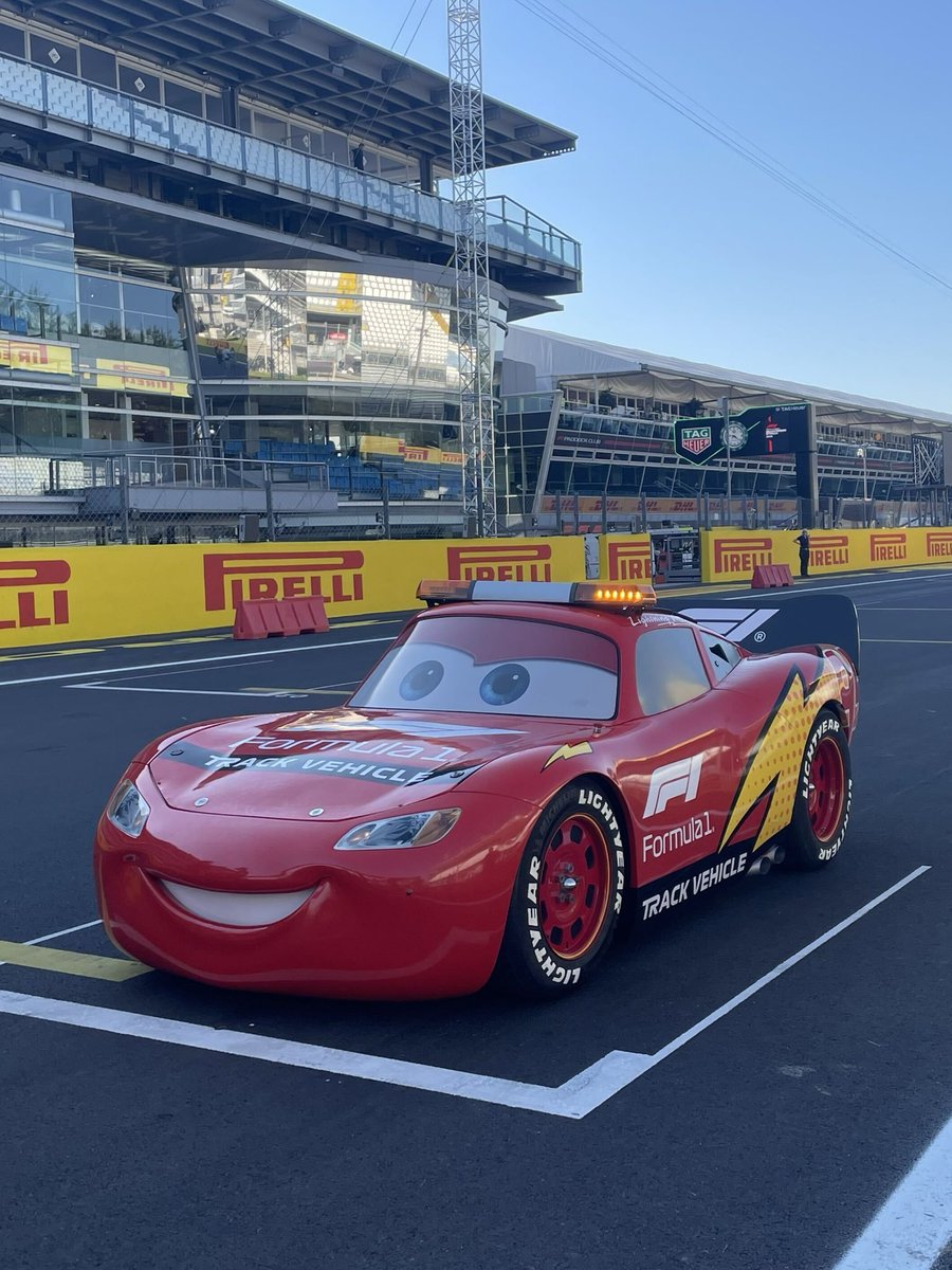 leclercsletters's tweet photo. lightning mcqueen is in monza!!!!!

[@wearetherace] https://t.co/XRwc5dp5Nl