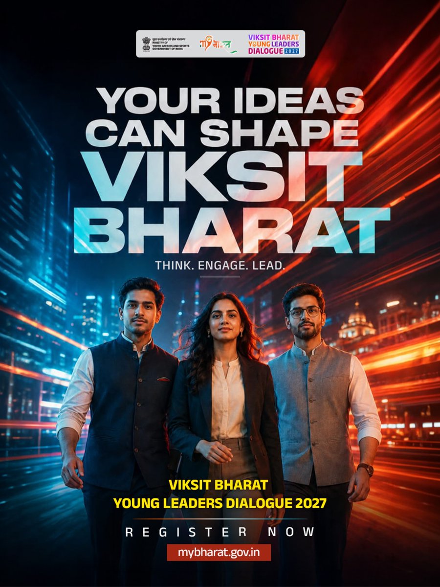 MYBharatHQ's tweet photo. Your journey to becoming a Young Leader starts with one quiz!

Take the VBYLD 2027 Quiz, test your knowledge and take your first step towards Viksit Bharat.

📲 Scan the QR code or visit https://t.co/VjTMNJqc1K

#MYBharat #YoungLeadersDialogue https://t.co/Zkn39o1NLG
