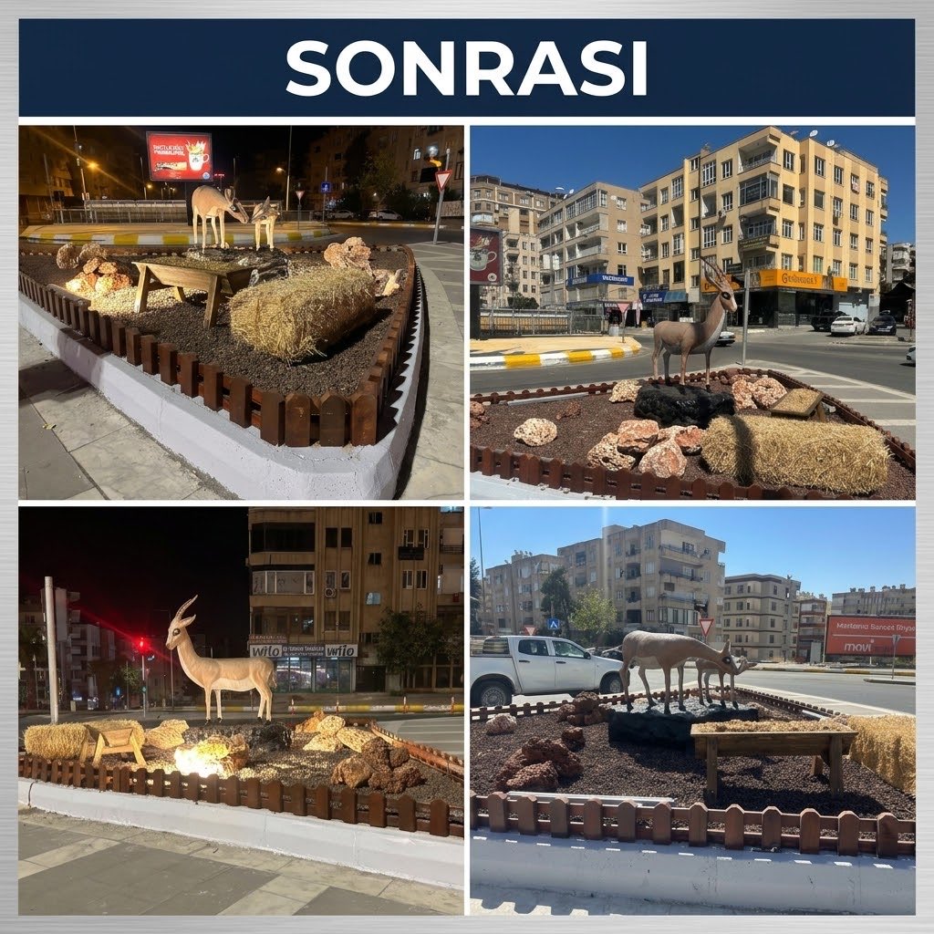 SbbPark's tweet photo. İki yılı aşkın süredir yapılmış olan ceylan figürlerimizi, ait oldukları yuvalarına kavuşturduk. 🦌

Ekstra bütçe harcamadan, kendi öz gücümüzle Şanlıurfa’mıza değer katıyoruz.  

@sanliurfabld 
@MithatCanKutluc 
@halilaldeniz_ 
@sukrukaracads 
@mesuthicri https://t.co/Jx2BDWSssR