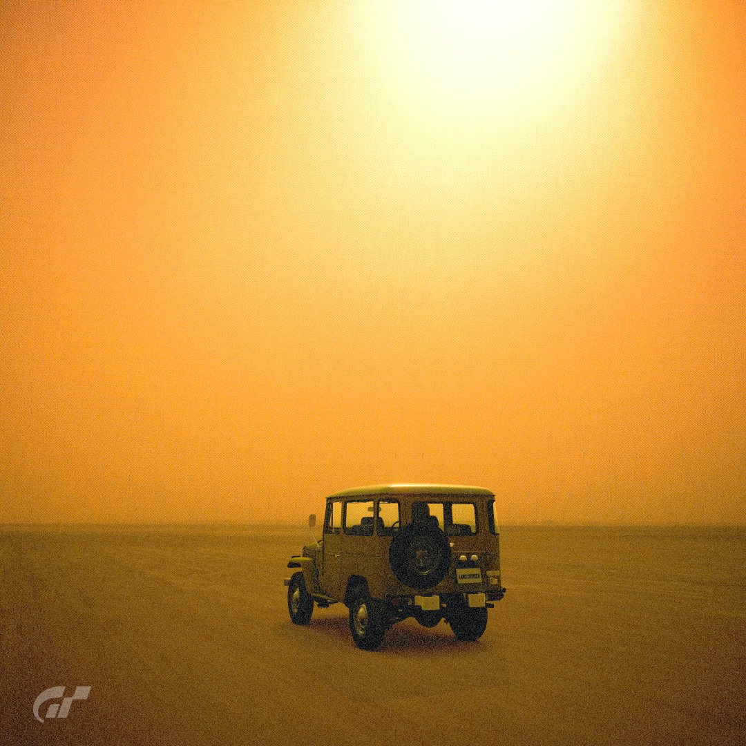1NeoH03ColGT4's tweet photo. Golden Sunset Fog (Erg Chebbi, MAR, c.Jun 1975)

Toyota Land Cruiser FJ40V 🚗

#GT7 #GT7PureScapes 
#GhostArts #VPCONTEXT #VPSAT #VirtualPhotography #PS4 #VGPUnite #VPGamers #WorldofVP #VPRT #UVPCommunity #TheCapturedCollective #LandofVP #VPLab #VPTree #VPWorld #VPEclipse #TCCFog https://t.co/sVQrbOyedD