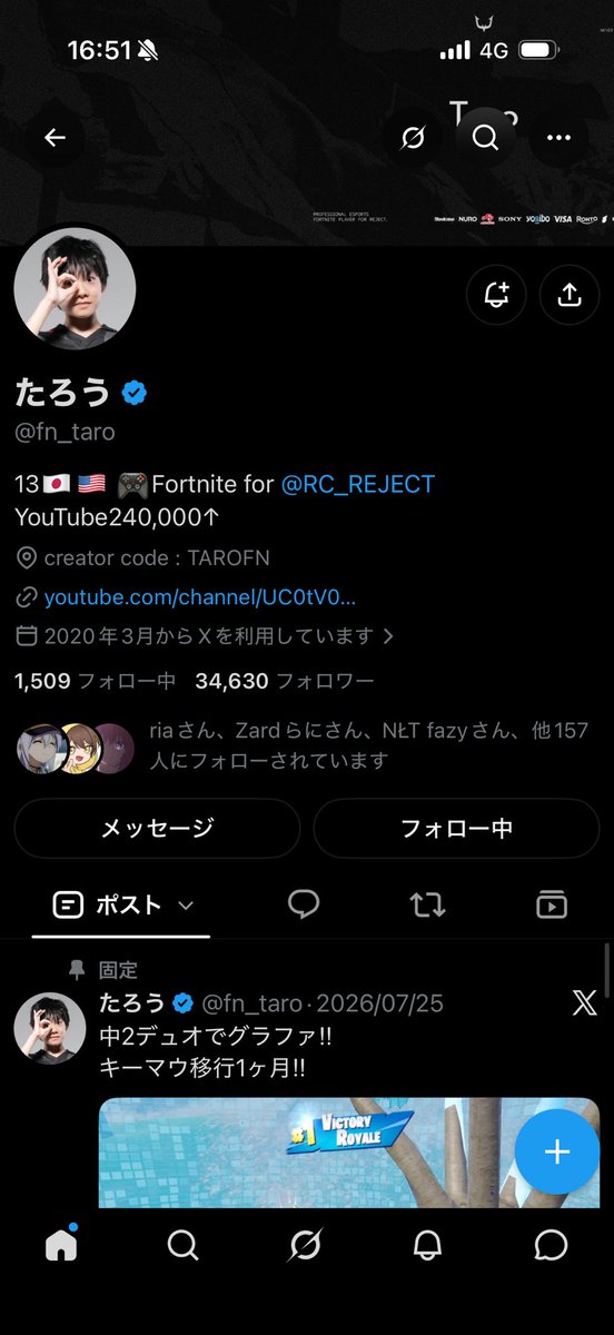 zexcyfn3's tweet photo. @Taroufnscrim @pinky_FN @fn_taro どっちもフォローしてます！最近犬にstrike壊されたのでまじでたろ��先輩お願いします！ https://t.co/YZykNvu2Mj