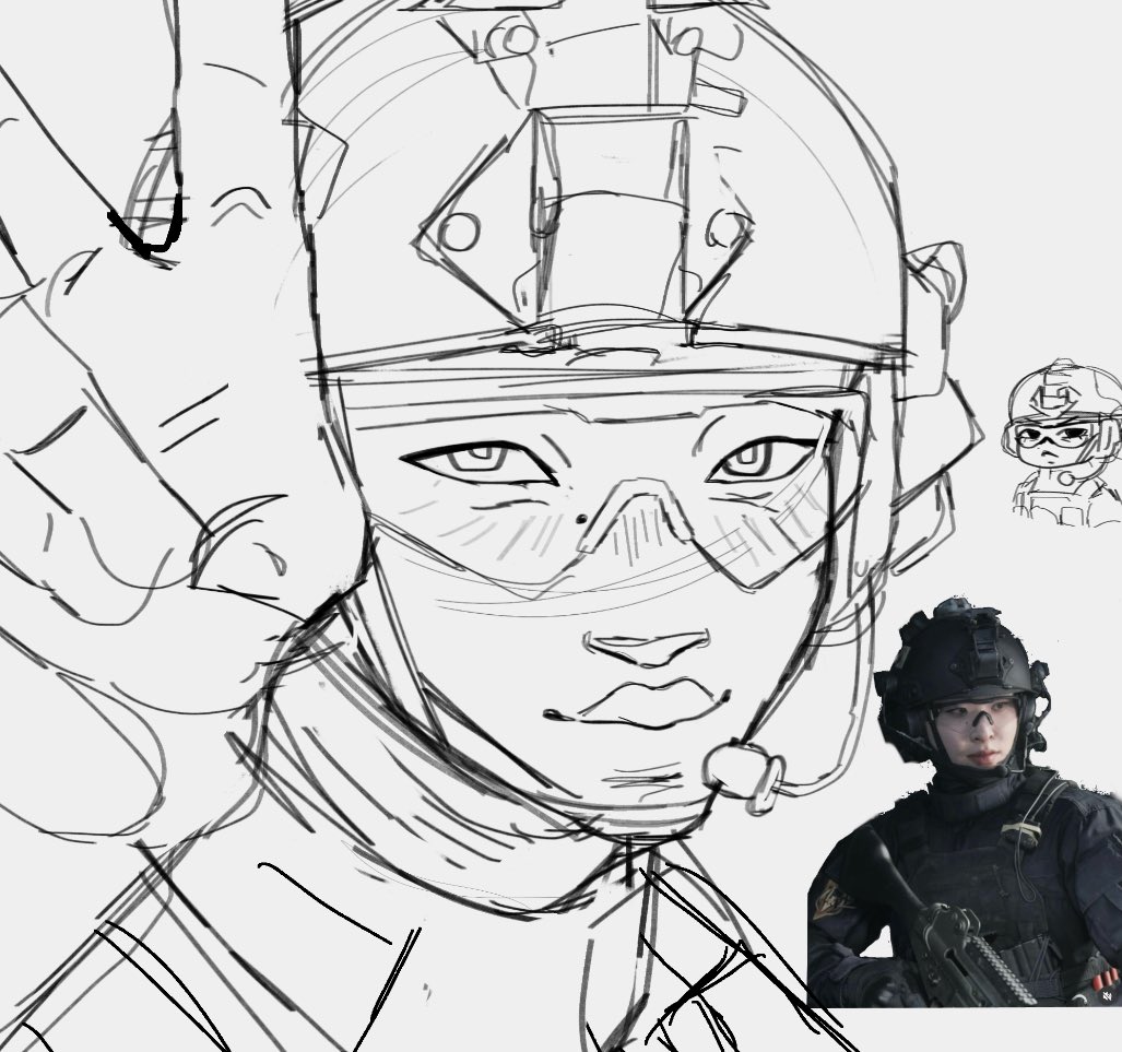 N0FEARPIXIE's tweet photo. https://t.co/MXxDawLhvq

⠀screw ai and your stupid take I did not read allat but check out this sketch I just did of the one and only minhee from modern warfare 4 , play the game in October 23 https://t.co/IHElGTUMSG