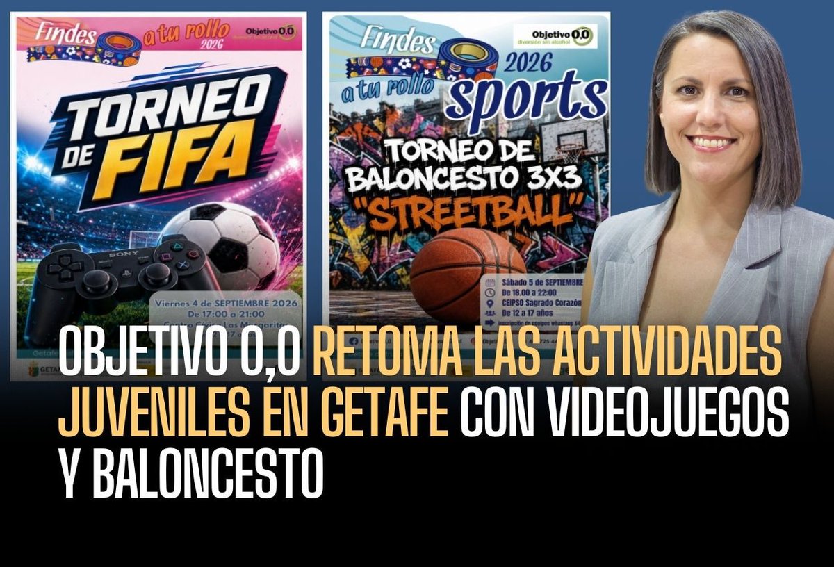 GetafeCentral_'s tweet photo. #GETAFE Las actividades tendrán lugar el viernes 4 en el Centro Cívico Las Margaritas y el sábado 5 en el CEIPSO Sagrado Corazón. https://t.co/Luz0kcKh44 https://t.co/PKbDJLuRbL