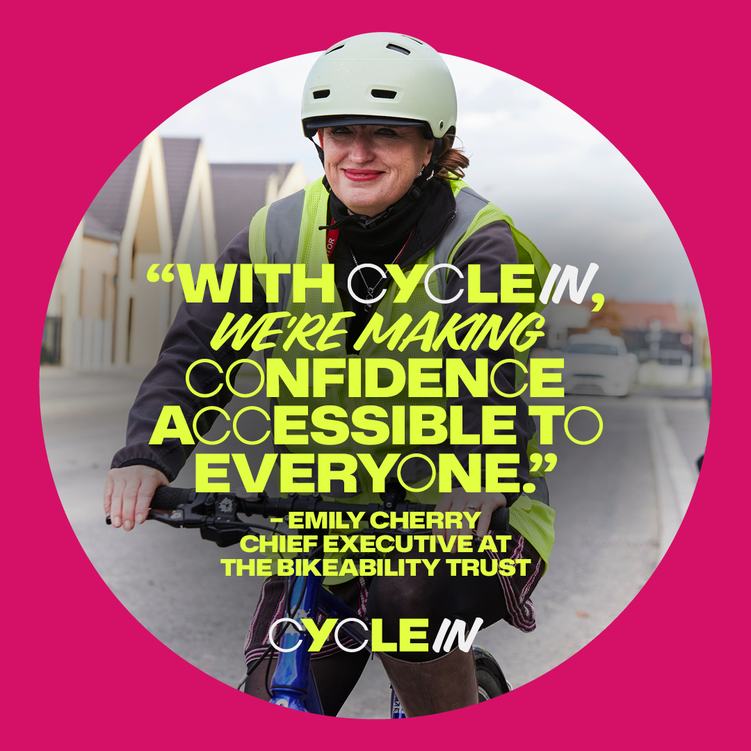 BikeabilityUK's tweet photo. "Many adults are locked out of cycling because they haven't got road confidence. CycleIn changes that." 🚴

This is why we created CycleIn - online training to help adults gain the confidence &amp; skills they need to ride on the road.

Start your journey at https://t.co/NCpklnAruv https://t.co/tH55IbLmjR