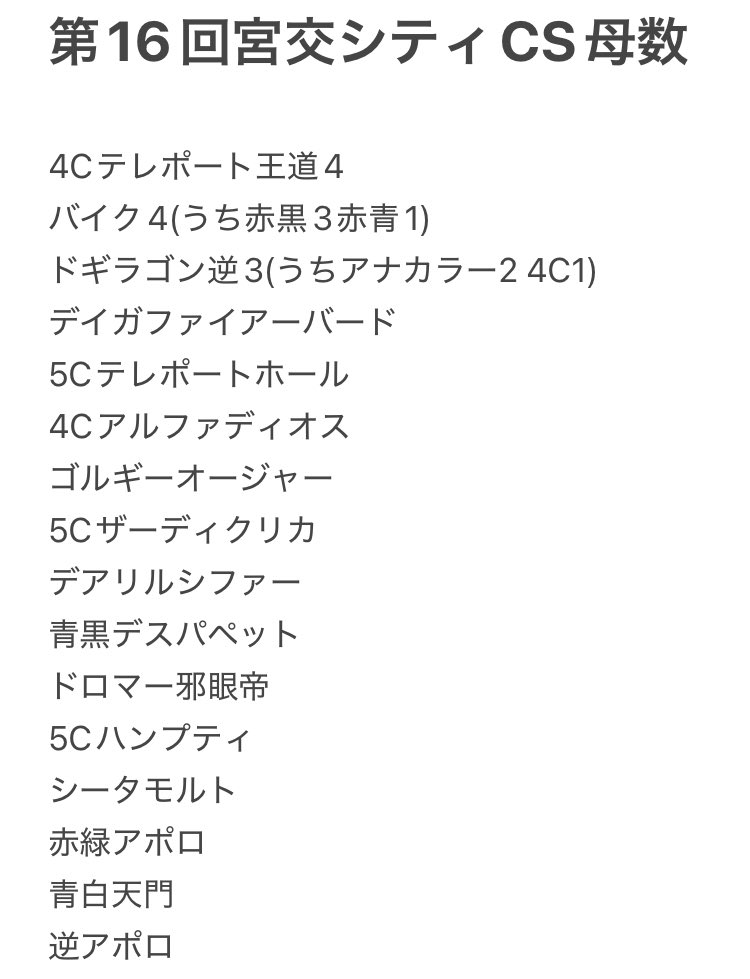 MiyakocityCS's tweet photo. 第16回宮交シティCS母数分布 https://t.co/lq2dcBelE7