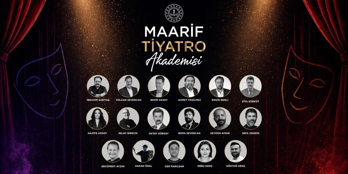 tcmeb's tweet photo. 📢 Maarif Tiyatro Akademisi Oyunculuk Yetenek Sınavı Başvuruları, Başlıyor 🎭

Bakanlık merkez teşkilatı ile Ankara İl Millî Eğitim Müdürlüğüne bağlı öğretmen ve personele yönelik düzenlenecek “Maarif Tiyatro Akademisi” için;

📌 Oyunculuk yetenek sınavı başvuruları, 3-8 Eylül 2026 tarihleri arasında alınacak.

📌 Sınavlar, 14 Eylül-9 Ekim 2026 tarihleri arasında hafta içi 11.00-18.00 saatleri arasında gerçekleştirilecek.

📌 Oyunculuk eğitimine katılmaya hak kazanan adayların eğitimleri, ekim ayında başlayacak. 

👉🏻 https://t.co/TmTqYKuICJ