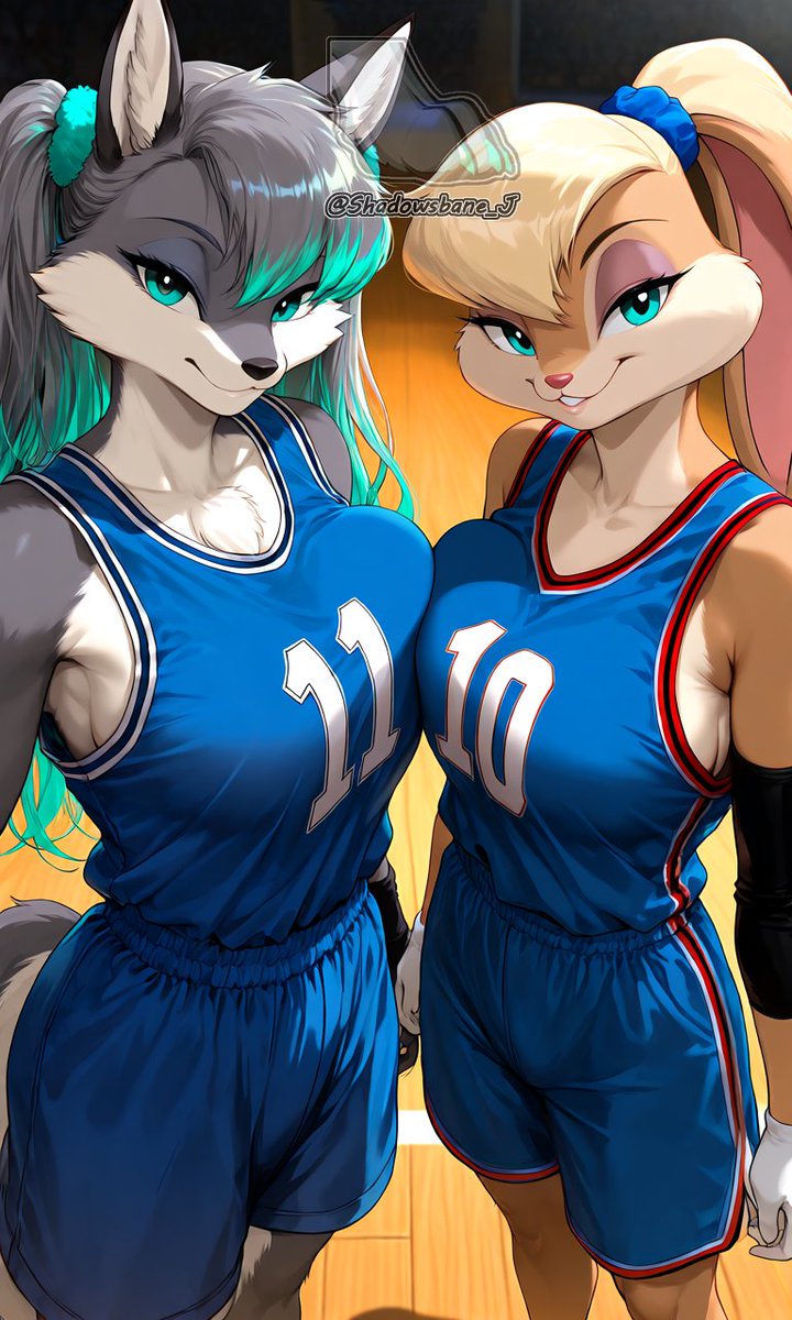 Shadowsbane_J's tweet photo. Are there better nicknames for these two than: The heartthrobs of the hoops?
#Jill #LolaBunny https://t.co/qRvdWcmbXu