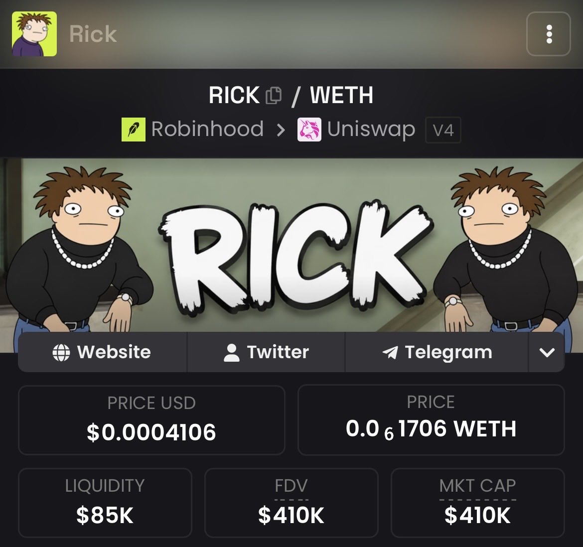 Burt_crypto_'s tweet photo. Your daily reminder to buy the most undervalued meme coin on Robinhood 

70% supply locked = rug proof 

https://t.co/PvqEtKdSuC https://t.co/RO8dFuB336