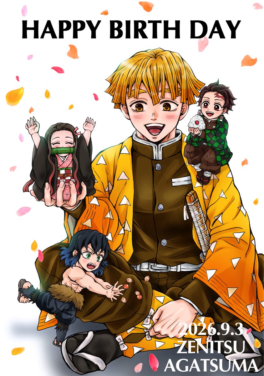 3540michi's tweet photo. #我妻善逸誕生祭2026 
#我妻善逸生誕祭2026
ぜんいつおめでとう‼️⚡️⚡️⚡️ https://t.co/RxoY0KSmdo