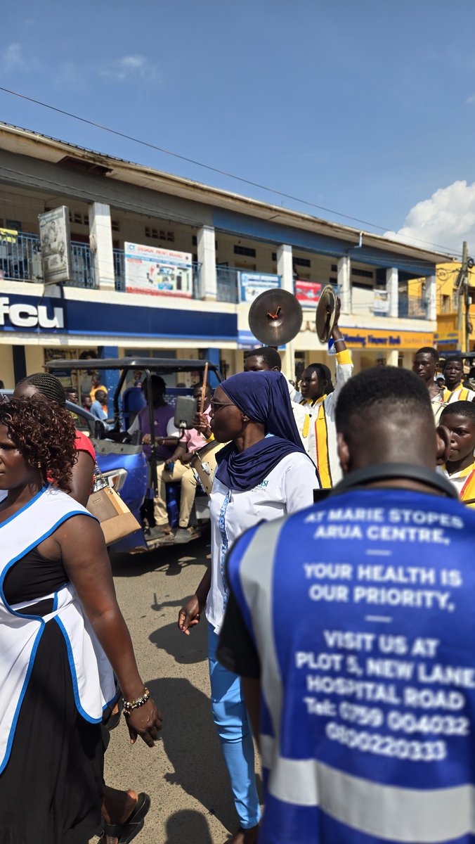 MarieStopesUg's tweet photo. Arua we are with you today. 

A march from Transport road, hospital lane down to main street and back. 

Step by step, we are here for you!💙

#MarieStopesUG #MSIUG_Arua https://t.co/qQQO3Nzzwt