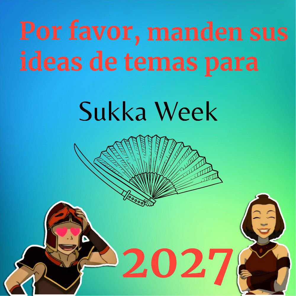SukkaWeek's tweet photo. We're already accepting prompts
suggestions for #SukkaWeek2027
📝🩵✨ Comment them here or
send us a DM with your prompt
ideas for the incoming polls

🇨🇱 Ya estamos aceptando propuestas y sugerencias de temas para la #SukkaWeek o Semana Sukka. Pueden comentar aquí o por DM 🗒️💚✏️ https://t.co/qLksmbmueC