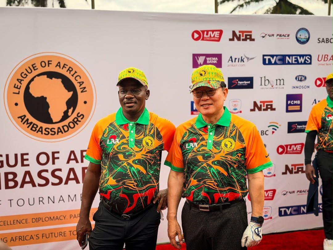 Kabomforever's tweet photo. Beautiful moments from the just concluded League of African Ambassadors Golf Tournament. 🏌️⛳ https://t.co/RX8SyHsZZs