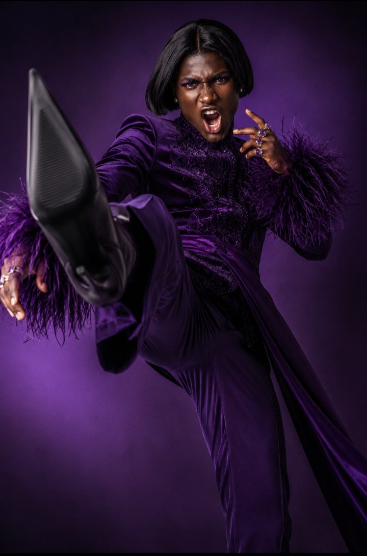 andreajdollar's tweet photo. THE AMETHYST ERA 💜

Power doesn’t always announce itself. Sometimes, it simply arrives.

A study in couture, colour, identity, and controlled audacity—where amethyst becomes a language and every silhouette speaks with intention.

Not a costume. Not a character. A presence. https://t.co/qPkAwurvZk