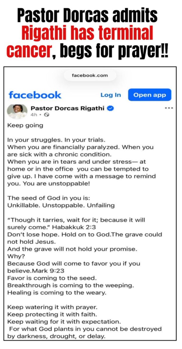 ppungtti2's tweet photo. Pastor Dorcas continues prayer appeals through digital platforms. Her emotional messages generate widespread participation. Community spiritual support remains robust.
#Pray4Riggy
Healing or Hiding
Gachagua Sick
Rigathi in US https://t.co/uvCNGV4Hck