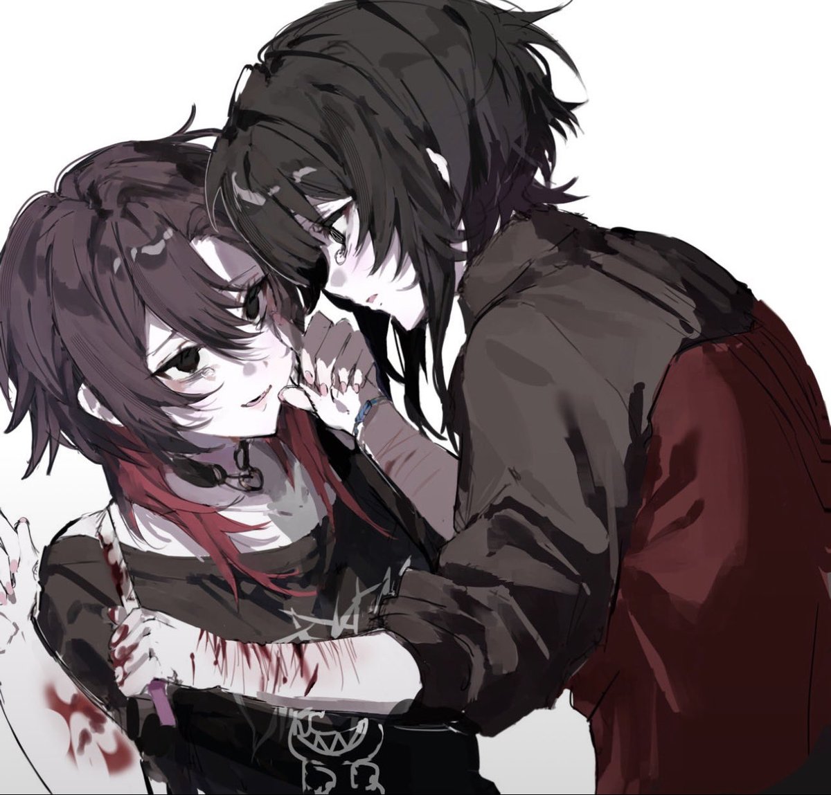 cherryIov_'s tweet photo. 流血、ﾘｽｶ注意⚠️ https://t.co/t4CB9iIN8t