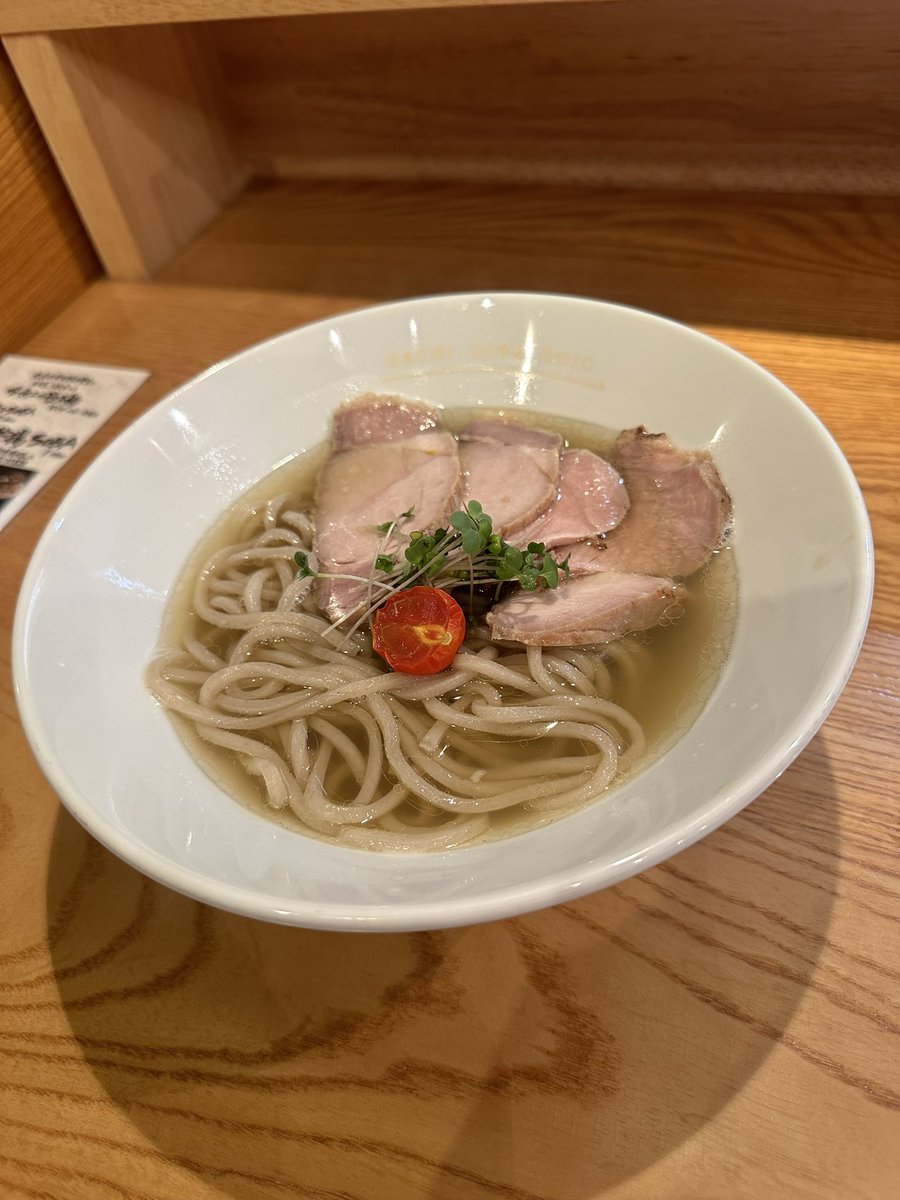 senjusan's tweet photo. 純煮干ラーメンこうちゃん
本日17時〜G style店舗を間借りしてのプレオープン✨
メニューは塩と薄口醤油の2種類（チャーシュー増しあり）
写真は純煮干ラーメン（塩味）
チャーシュー増し
#純煮干ラーメンこうちゃん
#間借り営業プレオープン
#拡散希望 https://t.co/ZYWbNGJikf